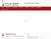 Tablet Screenshot of daddi-metal.com